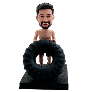 Niestandardowy Bobblehead mechanik samochodowy