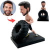 Niestandardowy Bobblehead mechanik samochodowy