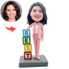 Niestandardowa kobieca figurka Bobblehead - NAJLEPSZY SZEFA