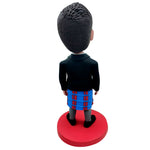 Niestandardowa figurka Bobblehead z wzorem kiltu i tartanu