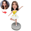 Niestandardowa figurka Bobblehead z wesołą pozą