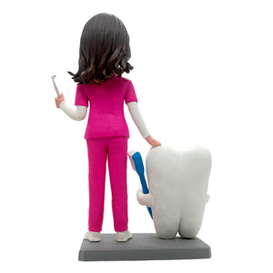Personalizowana figurka dentysty z zębem