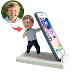 Spersonalizowany uchwyt na telefon z kiwającą głową