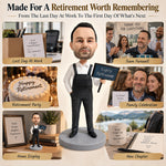 Happy Retirement Custom Bobblehead