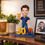 Personalizowana figurka bobblehead na 30. urodziny