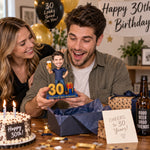 Personalizowana figurka bobblehead na 30. urodziny