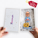 Personalizowany bobblehead na zamówienie z okazji 60. urodzin