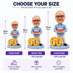 Personalizowany bobblehead na zamówienie z okazji 60. urodzin