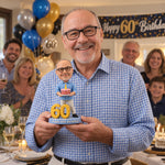 Personalizowany bobblehead na zamówienie z okazji 60. urodzin