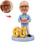 Personalizowany bobblehead na zamówienie z okazji 60. urodzin