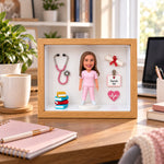 Personalizowana figurka 3D w shadow boxie – Prezent na zamówienie na każdą okazję