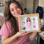 Personalizowana figurka 3D w shadow boxie – Prezent na zamówienie na każdą okazję