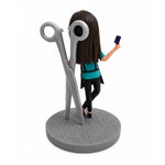 Spersonalizowany ręcznie wykonany prezent – figurka bobblehead fryzjera na zamówienie