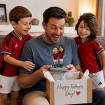 Personalizowana figurka bobblehead rodzeństwa – niestandardowa figurka brata i siostry ze zdjęcia