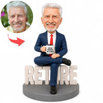 Personalizowany bobblehead na uroczystość przejścia na emeryturę