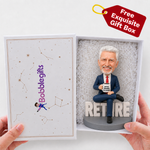 Personalizowany bobblehead na uroczystość przejścia na emeryturę
