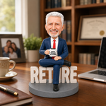 Personalizowany bobblehead na uroczystość przejścia na emeryturę