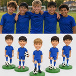 Individuell gestaltete Wackelköpfe von Kinderfußballspielern in großen Mengen (Mindestens 5 Stück)