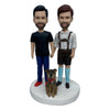 Bobblehead dwóch najlepszych przyjaciół ze zwierzakiem