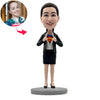 Prezent dla lalki Bobblehead dla szefowej