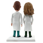 Niestandardowa figurka Bobblehead dla pary superlekarzy