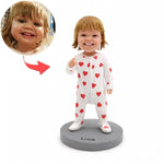 Personalizowana figurka bobblehead dla dziecka - Niestandardowa figurka małego dziecka ze zdjęcia