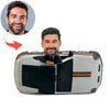 Niestandardowy męski Bobblehead w zabawnym stylu Rollover samochodu
