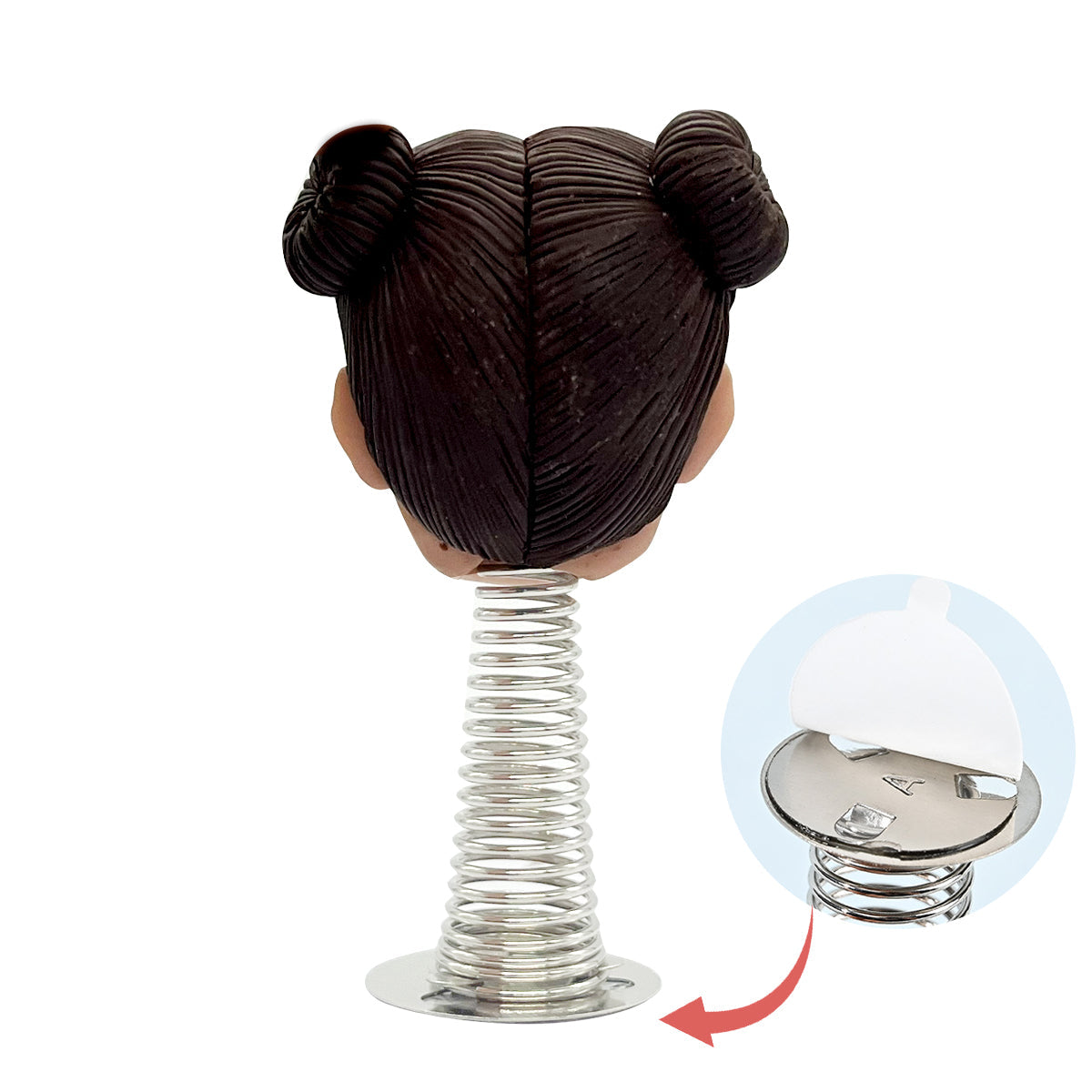 Spersonalizowana żeńska deska rozdzielcza samochodu Bobblehead
