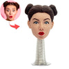 Spersonalizowana żeńska deska rozdzielcza samochodu Bobblehead