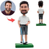 Niestandardowa odzież sportowa Bobblehead Golf Business Man