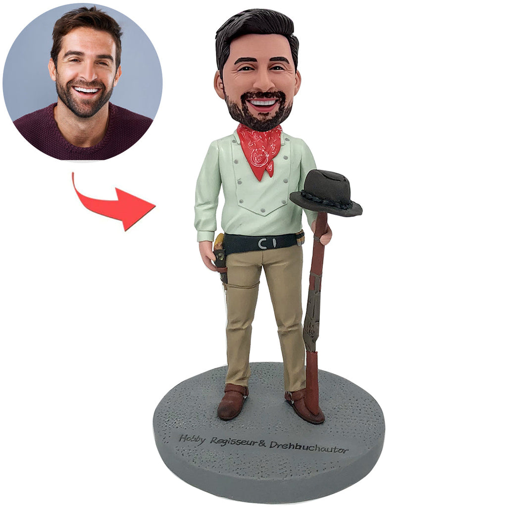 Niestandardowy Bobblehead w stylu myśliwskim
