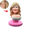 Personalizowana, niestandardowa zabawna figurka kobiety