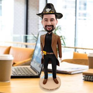 Lalka Kowboj Bobblehead
