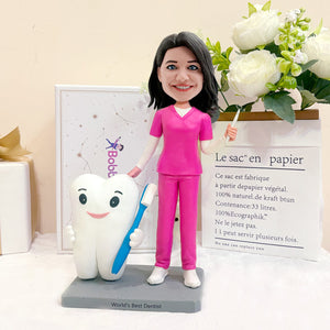 Personalizowana figurka dentysty z zębem