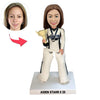 Spersonalizowana sportowa sportsmenka Bobblehead