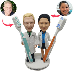 Dentysta i jego żona Bobblehead