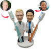 Dentysta i jego żona Bobblehead
