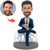 Niestandardowa NAJLEPSZA NA ŚWIECIE MĘSKA BOSS lalka Bobblehead