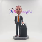 Niestandardowa figurka Bobblehead dla szefa podróży służbowej