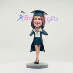 Niestandardowy Bobblehead - szczęśliwego ukończenia szkoły