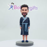 Niestandardowy Ojciec Bobblehead ze szlafrokiem