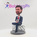 Niestandardowa NAJLEPSZA NA ŚWIECIE MĘSKA BOSS lalka Bobblehead