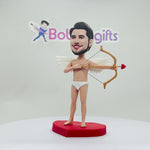 Niestandardowy męski styl Bobblehead Cupid - pomysły na prezent na Walentynki