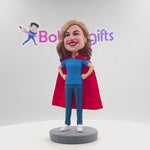 Niestandardowy prezent na Dzień Matki Bobblehead Super Mom