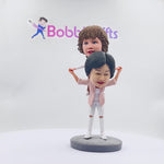 Niestandardowa lalka Bobblehead dla mamy i syna