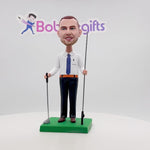 Gra w golfa Spersonalizowana lalka Bobble Head