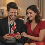 Niestandardowa para tańcząca Bobblehead - Walentynki
