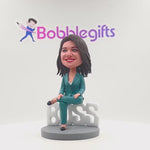 Niestandardowa NAJLEPSZA NA ŚWIECIE LADY BOSS lalka Bobblehead