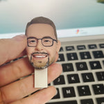 Spersonalizowany dysk flash USB Niestandardowy Bobblehead