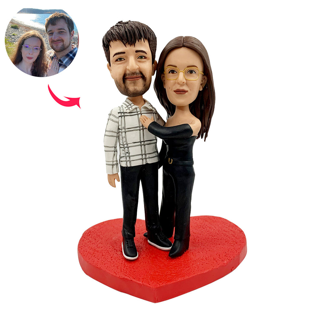 Niestandardowe figurki Bobble Head dla par